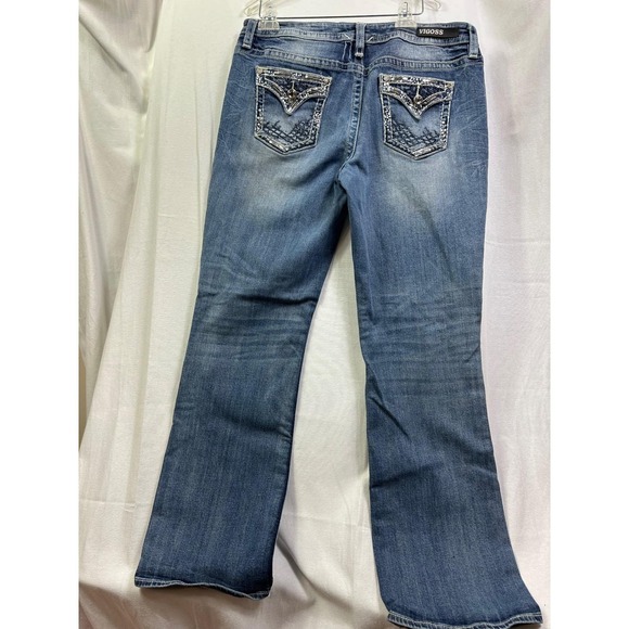 VIGOSS Women's Blue Denim Slim Boot Heritage Fit Jeans Size S14 L32 - Picture 16 of 16